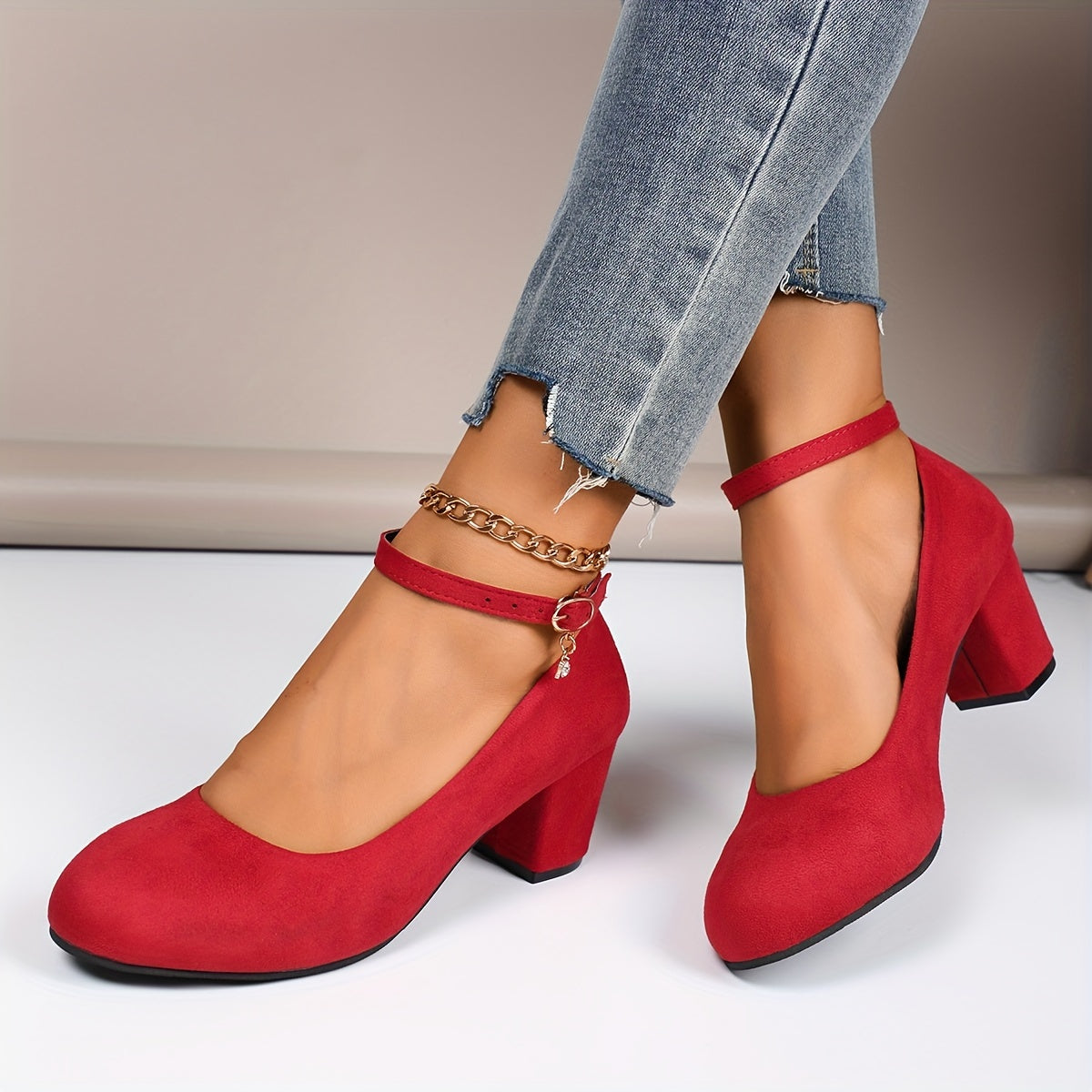 Elegant Block Heel Pumps for Women – Stylish & Versatile